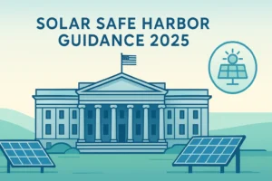 Solar Safe Harbor Guidance 2025 – U.s. Treasury Updates